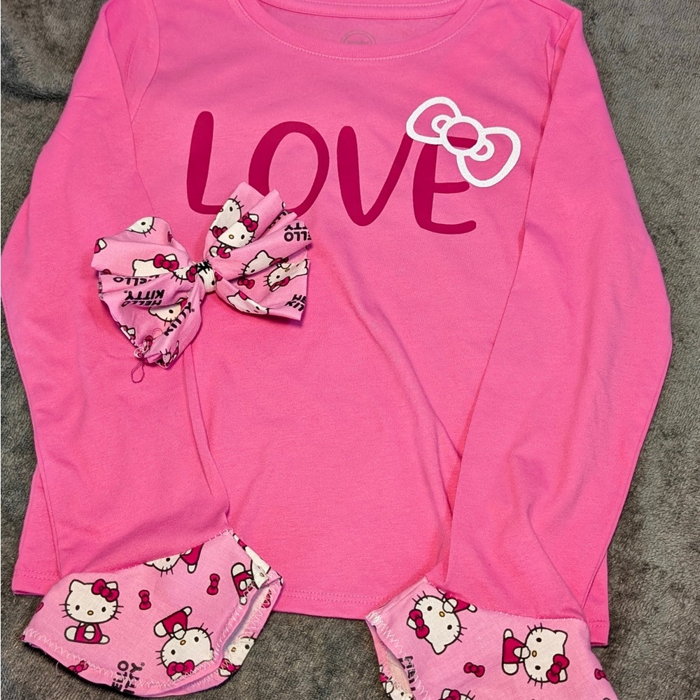 Pink Hello Kitty Bell Top
